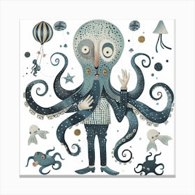 Octopus 34 Canvas Print