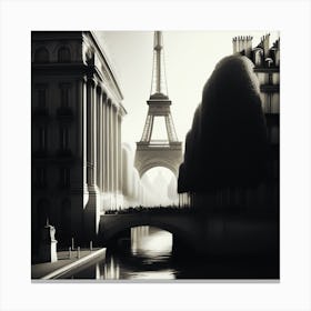 Paris Eiffel Tower 4 Canvas Print