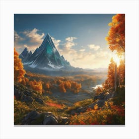 Autumn Landscape Canvas Print