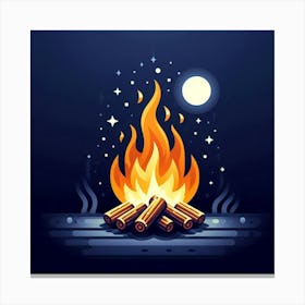 Campfire Canvas Print