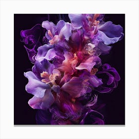 Purple Flowers 1 Canvas Print