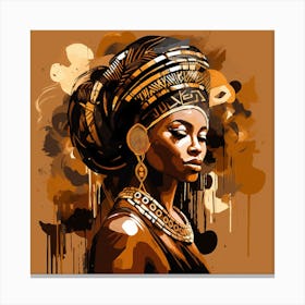 African Woman 47 Canvas Print