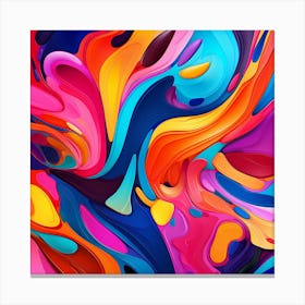 Abstract Colorful Canvas Print