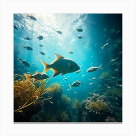 Fishes In The Ocean6 Canvas Print