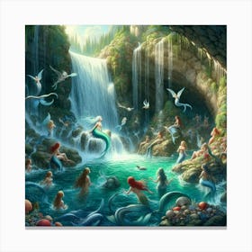 Little Mermaid 4 Canvas Print