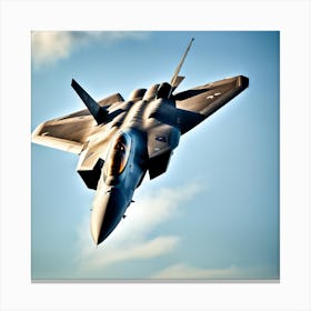 F-22 Fighter Jet Canvas Print