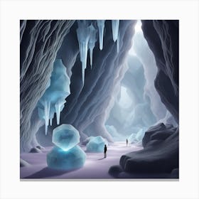 Ice Cave 1 Canvas Print
