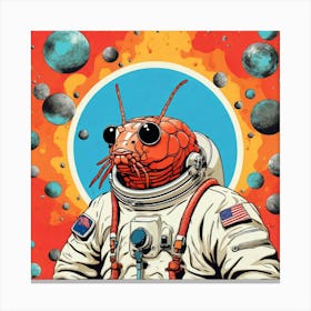 Arachnid Astronaut Canvas Print