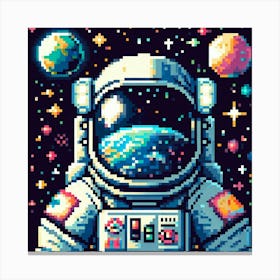 Pixel Art Canvas Print