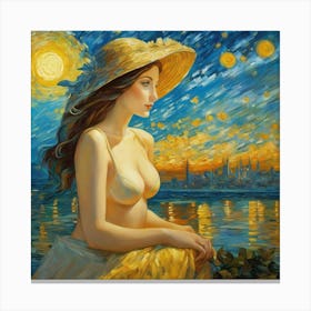 Venus At Nightfyu Canvas Print