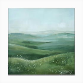 'Green Hills' 1 Canvas Print