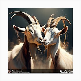 Goat Lovers Canvas Print