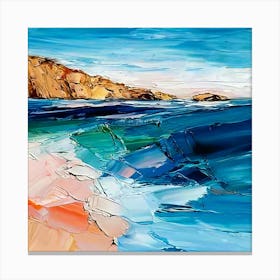 Sand And Sea Canvas Print