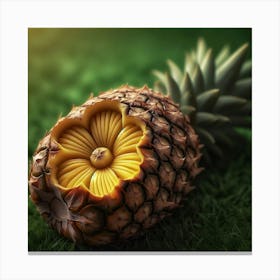 Pineapple Flower 1 Canvas Print