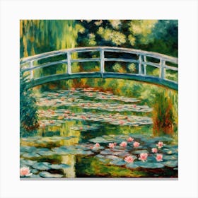 Water Lily Pond, Claude Monet Art Print (2) Canvas Print