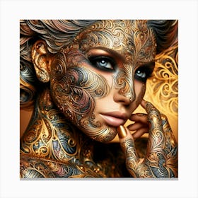 Portrait Artwork 295 Canvas Print