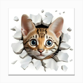 Bengal Cat 3 Canvas Print