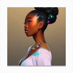 From Melanin, With Love - Regal Canvas Print