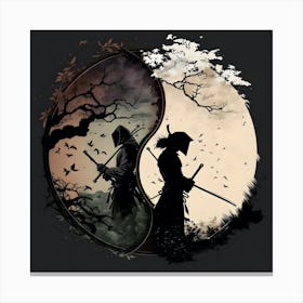 Samurai Art Canvas Print