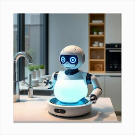 Asm A Smart Robot Wash The Dishes Inside A Smart Home Ddd7d0cb E5ec 4012 87fb C5257b86af6b Canvas Print