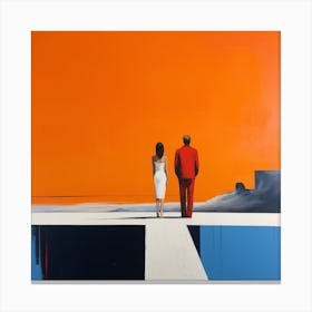 'The Couple At The End’ Canvas Print