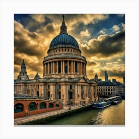 St Paul'S Cathedral Canvas Print