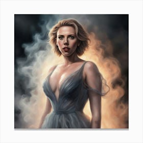 Scarlett Johansson 6 Canvas Print