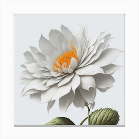 Dahlia myluckycharm Canvas Print