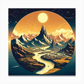 A Fantastical Land 7 Canvas Print