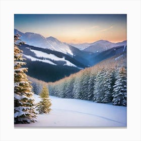 Winter Landscape 1 Canvas Print