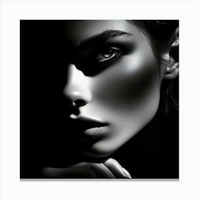 Dark Beauty Canvas Print