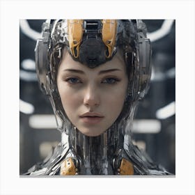 Futuristic Woman 141 Canvas Print