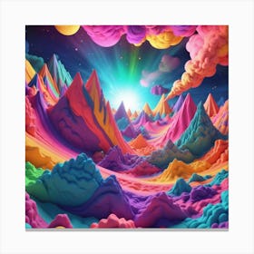 3d Art 8 Canvas Print