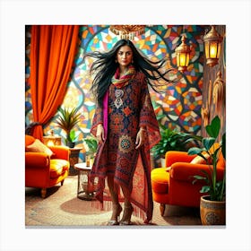 Pakistani Woman 1 Canvas Print