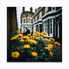 Flowers In London Photography (19) Canvas Print