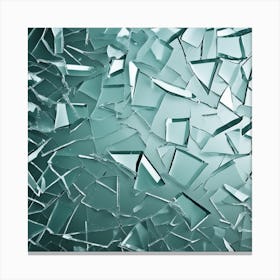 Broken Glass Canvas Print