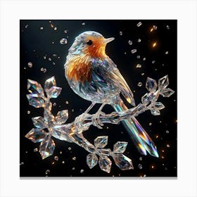 Bird In Glass 2 Canvas Print