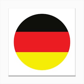 German Flag Canvas Print