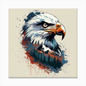 Eagle Painting Canvas Print