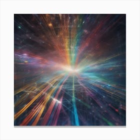 Abstract Space Background Canvas Print