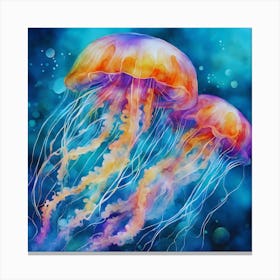 Dreamy Jellyfish Canvas Print