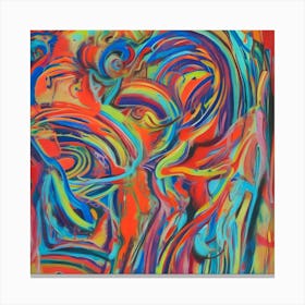 Abstract Painting 58 Canvas Print