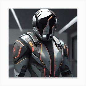 Futuristic Suit 9 Canvas Print