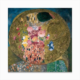 Kiss By Gustav Klimt 5 Canvas Print