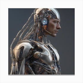 Cyborg Man #1 Canvas Print
