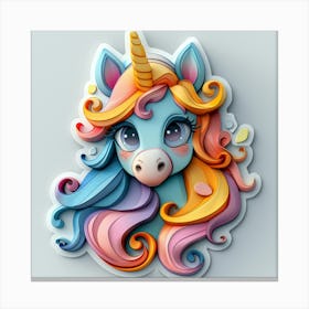 Unicorn 521 Canvas Print