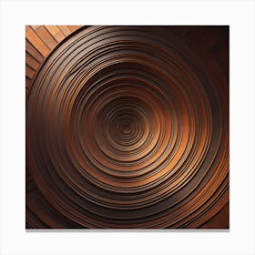 Spirals wood Canvas Print