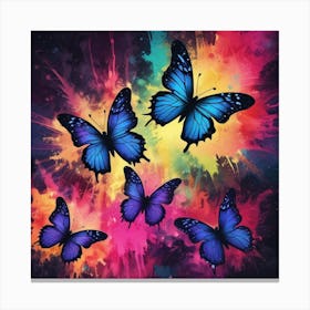 Colorful Butterflies 198 Canvas Print