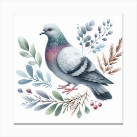 Pigeons 6 Canvas Print