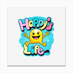 Happy'S Life Canvas Print